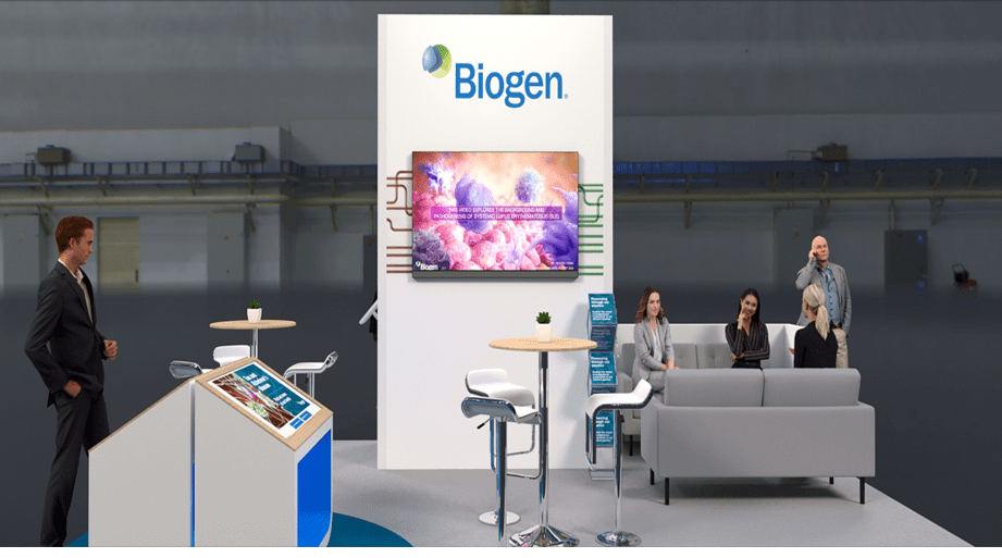 Biogen LUPUS booth render